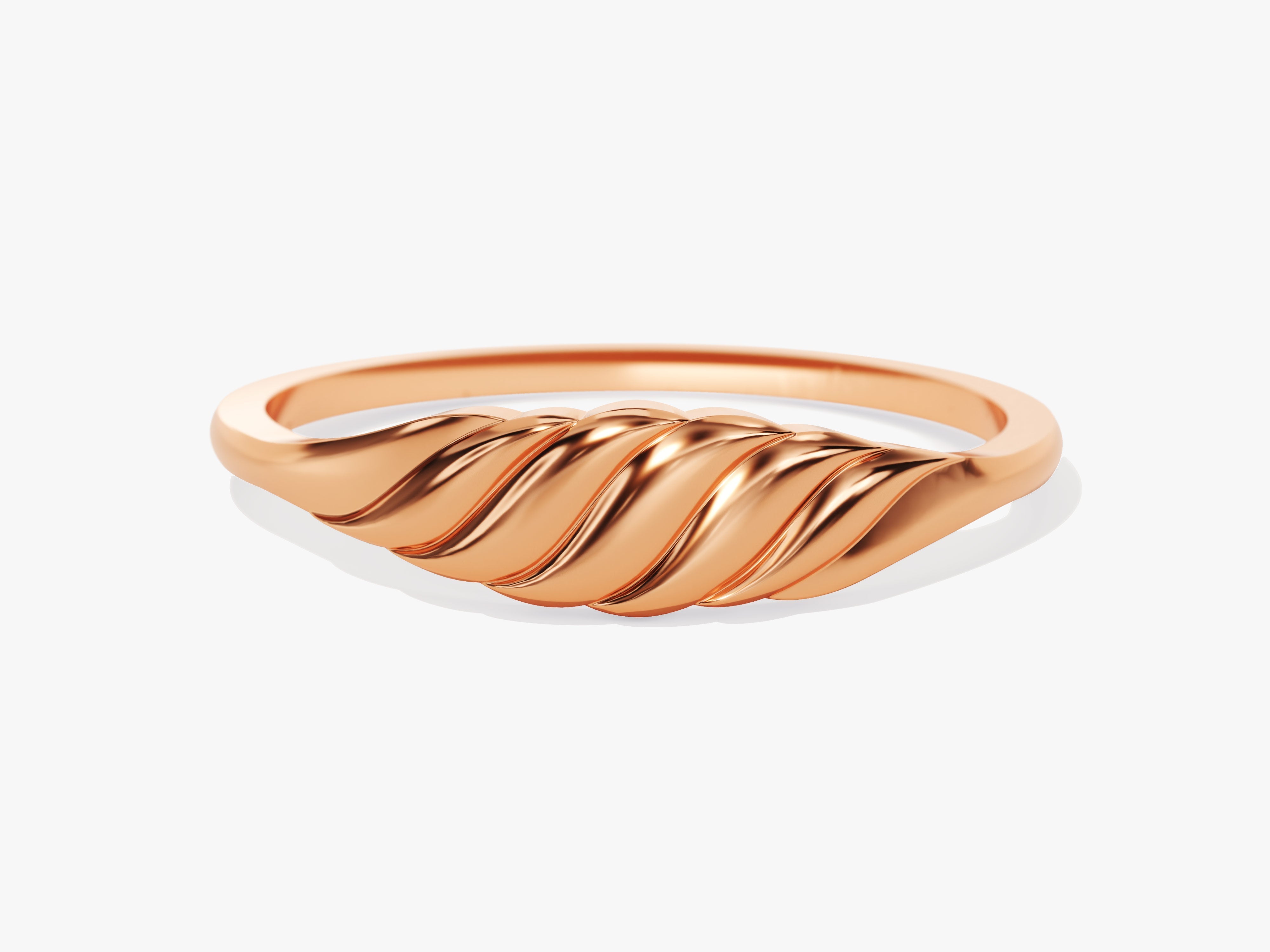 Wave Signet Ring