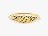 Wave Signet Ring