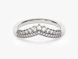 Diamond tiara ring, elegant jewelry for women