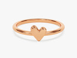 Mini Plain Heart Ring