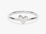 Mini Plain Heart Ring