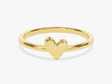 Mini Plain Heart Ring