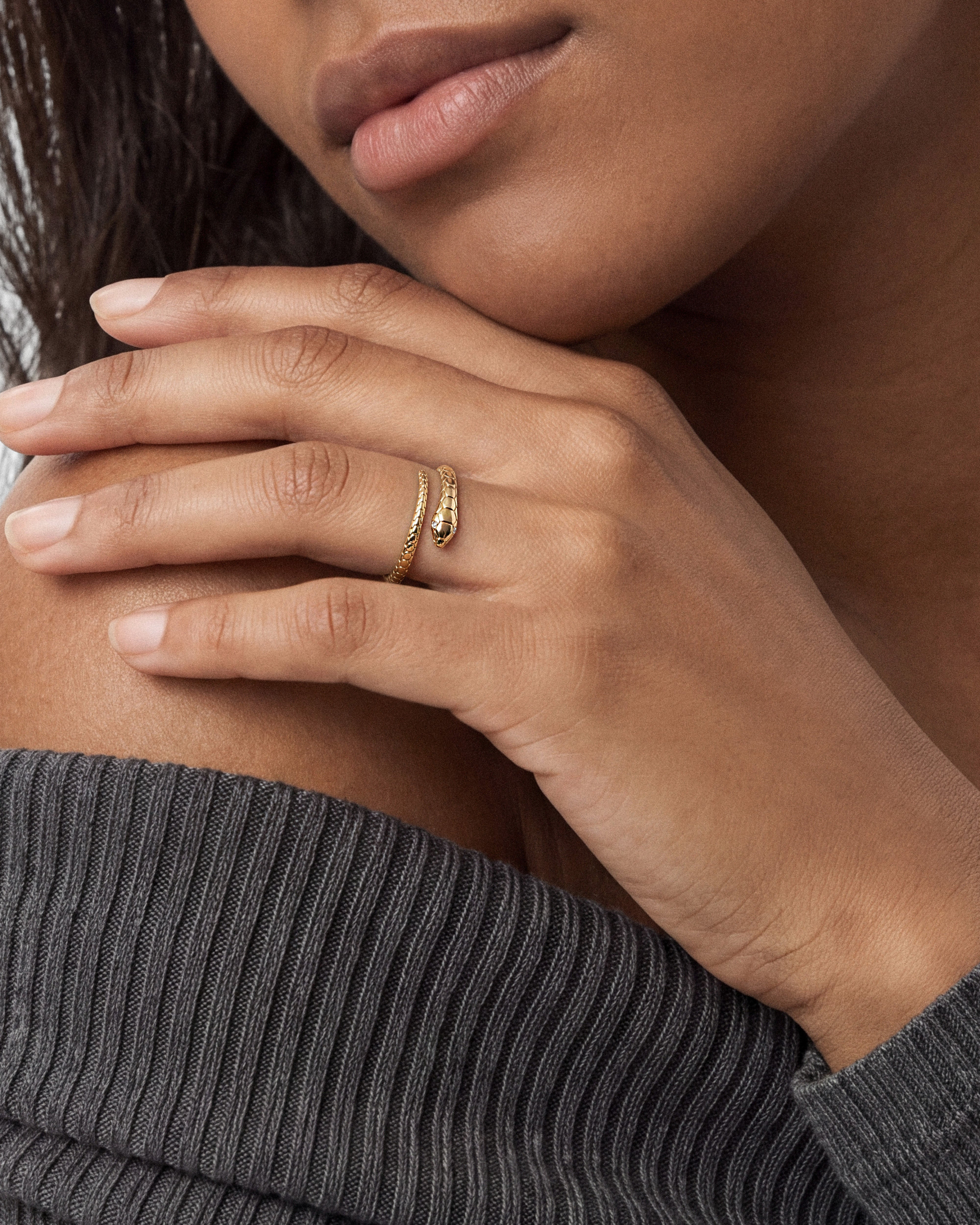 Minimalist Snake Ring