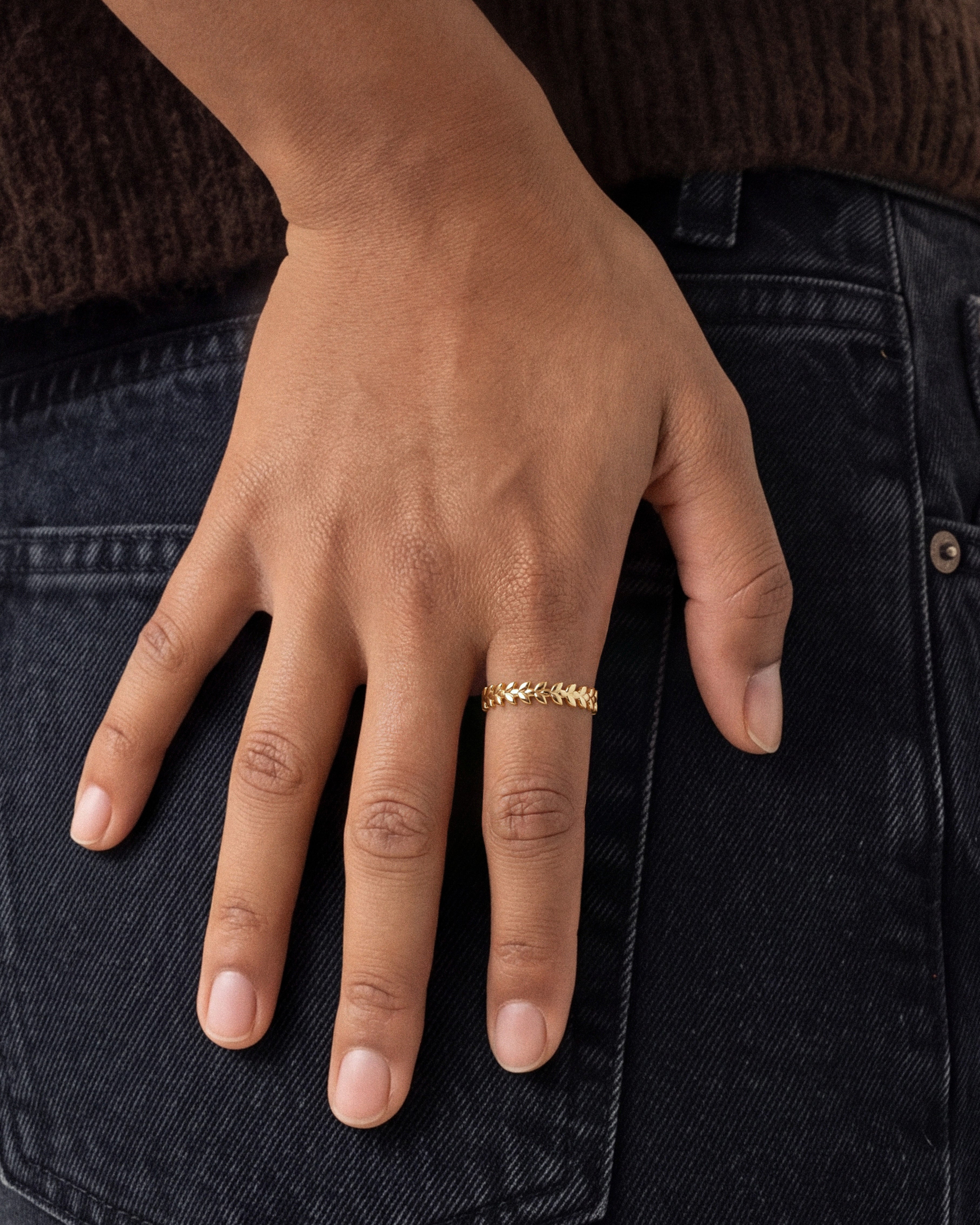Olive Leaf Ring