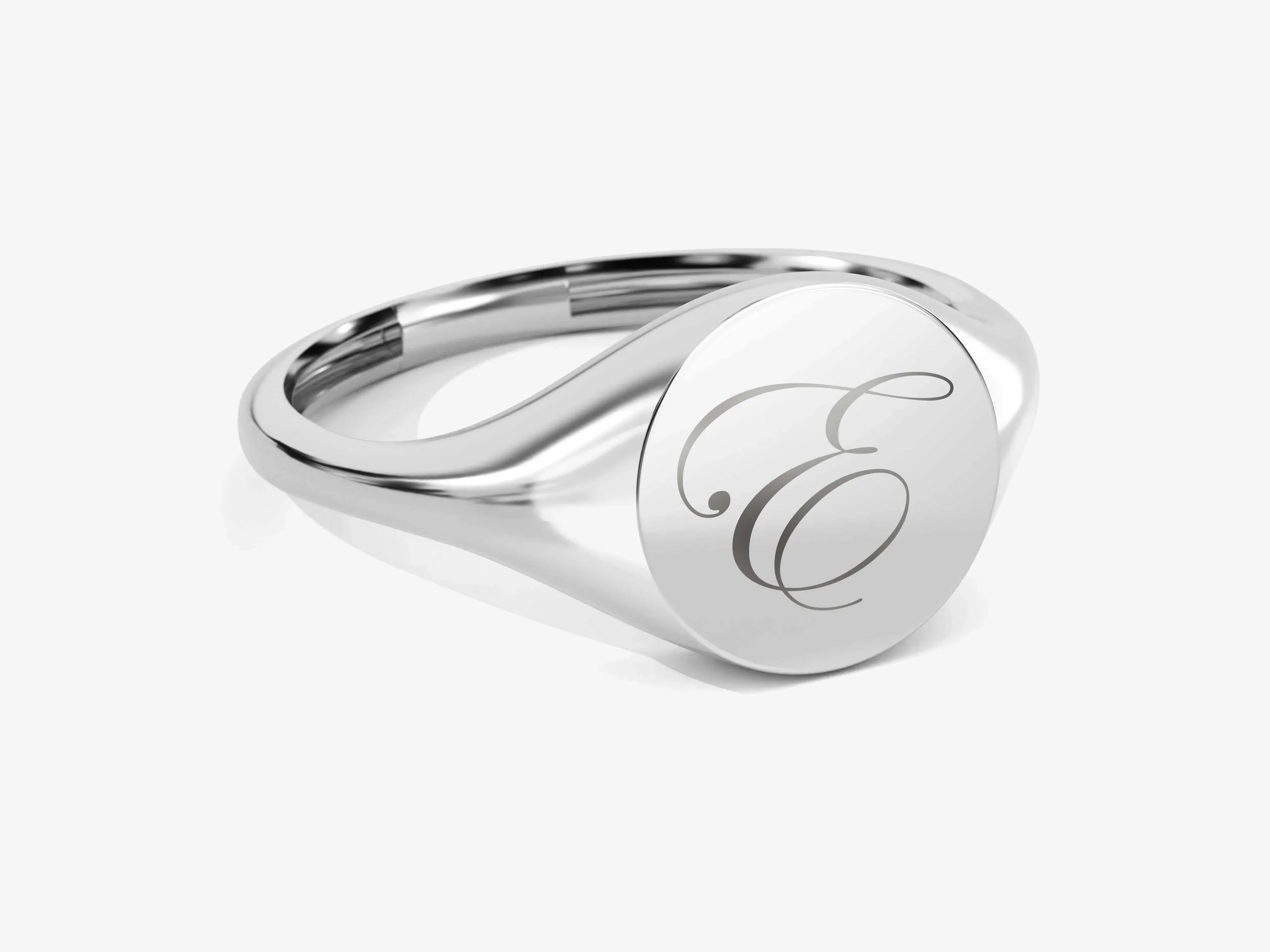 Round Signet Ring