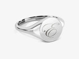Round Signet Ring
