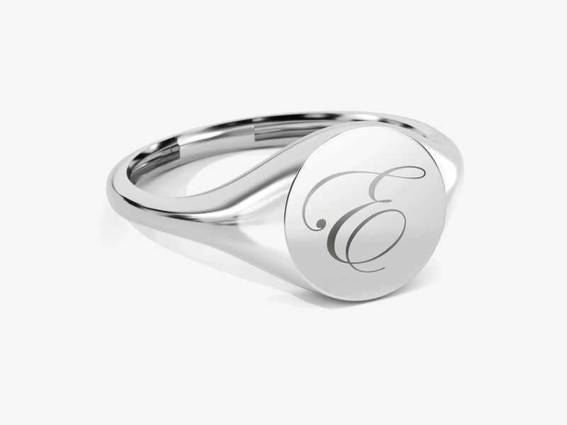 Round Signet Ring