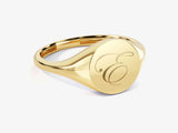 Round Signet Ring