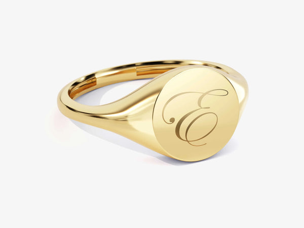 Round Signet Ring