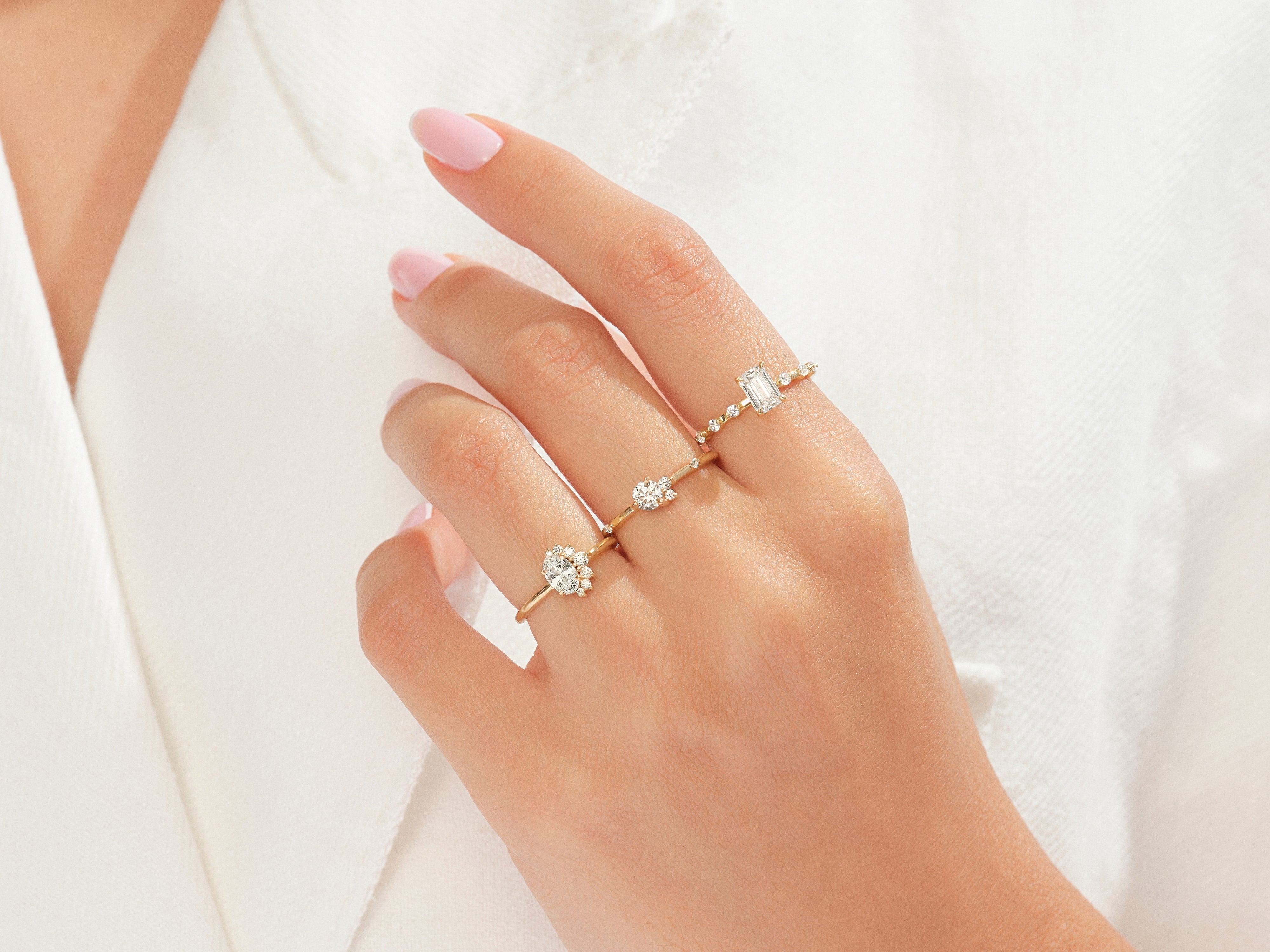 Cluster Accent Promise Ring