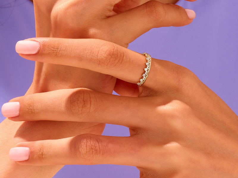Cluster Crown Ring