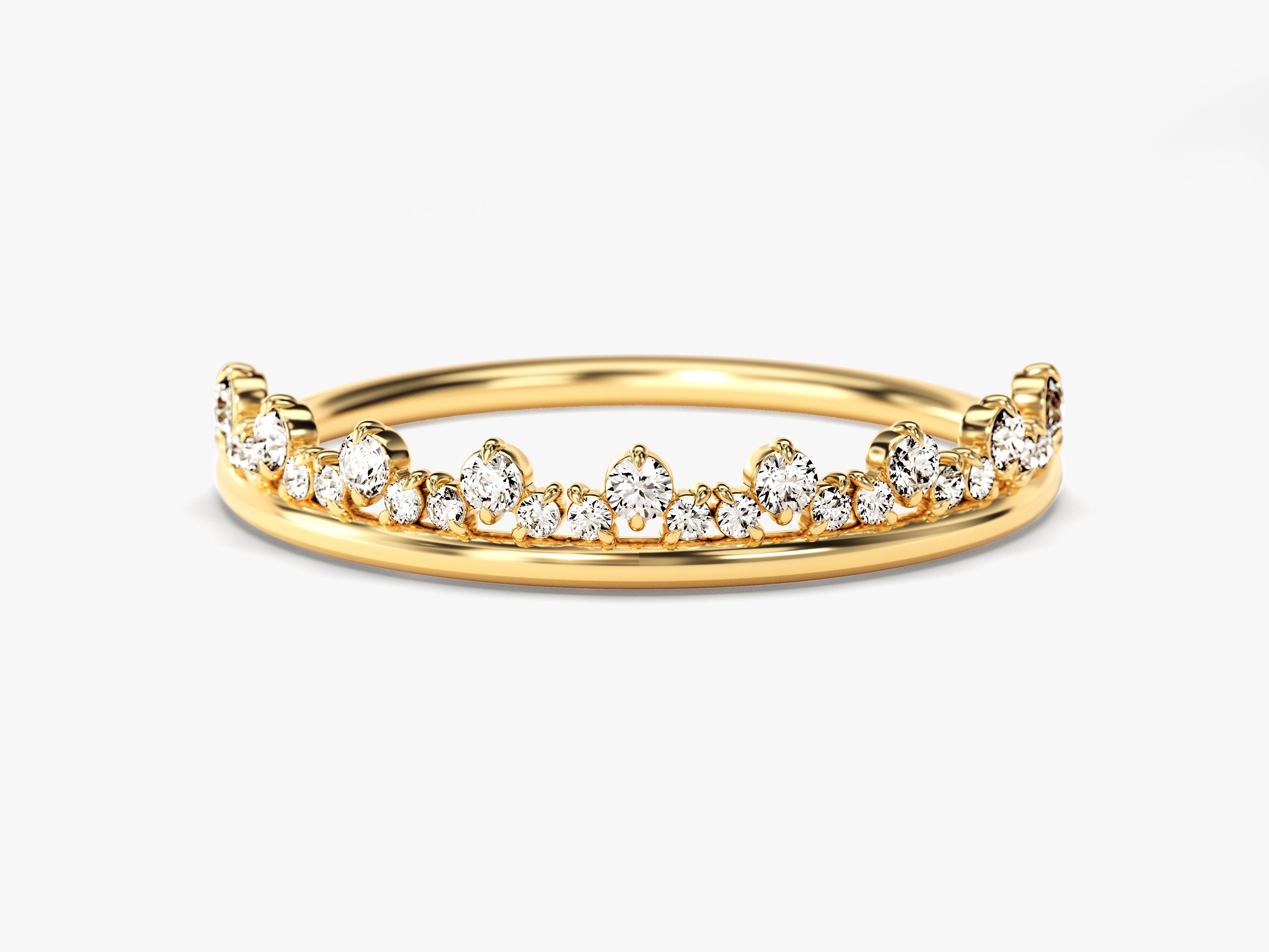 Cluster Crown Ring