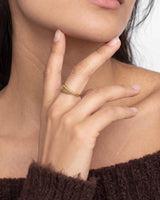 Minimalist Wavy Signet Ring