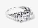 Bold Oval Cut Promise Ring