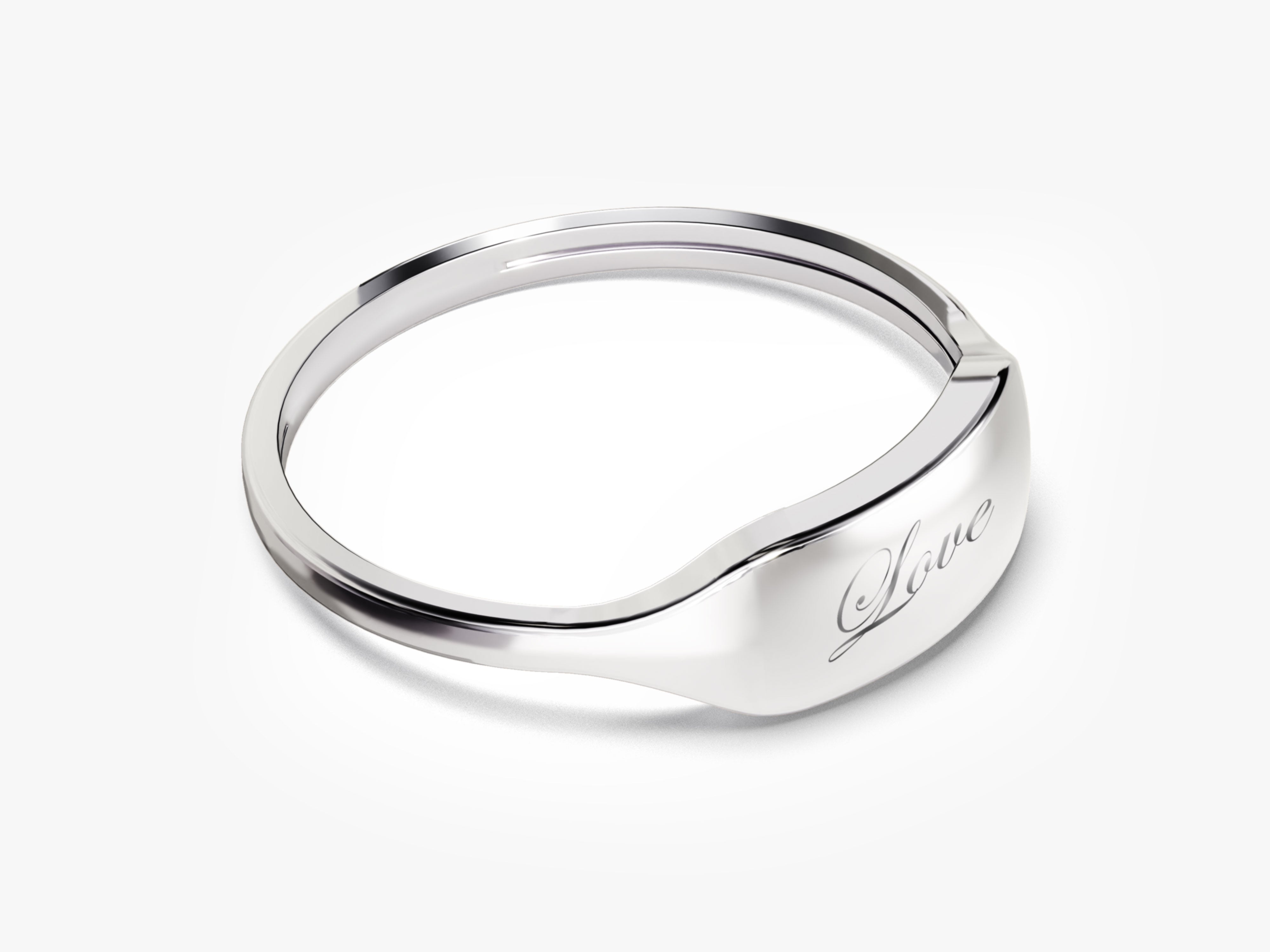 Dainty Personalized Signet Ring