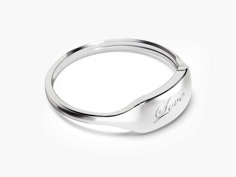 Dainty Personalized Signet Ring