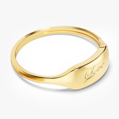 Dainty Personalized Signet Ring