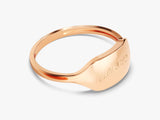 Dainty Personalized Signet Ring