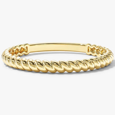 2mm Twist Rope Ring