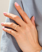 Prong-Set Wedding Band