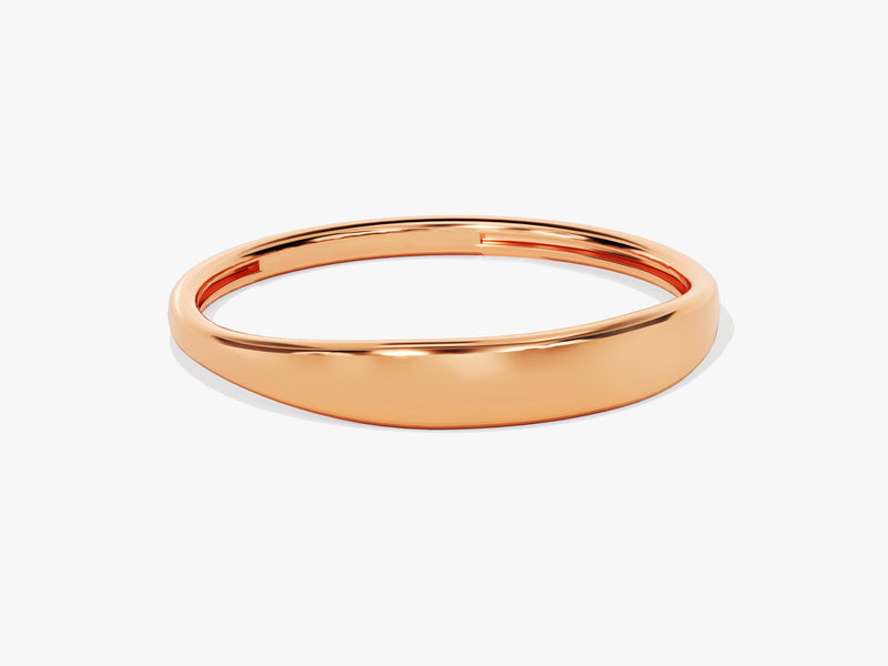 Thin Band Signet Ring