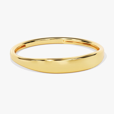 Thin Band Signet Ring