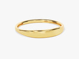 Thin Band Signet Ring