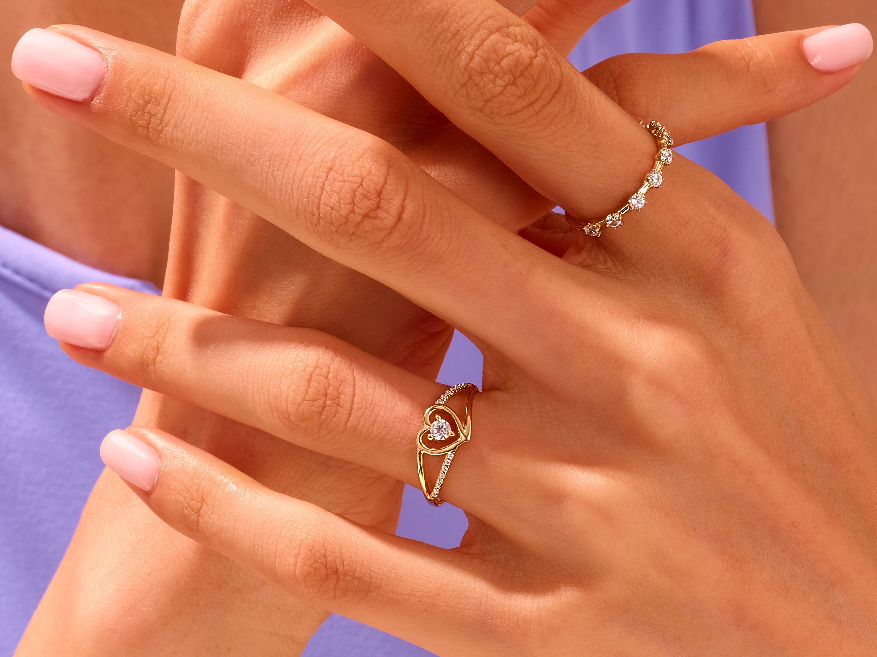 Split Shank Heart Ring