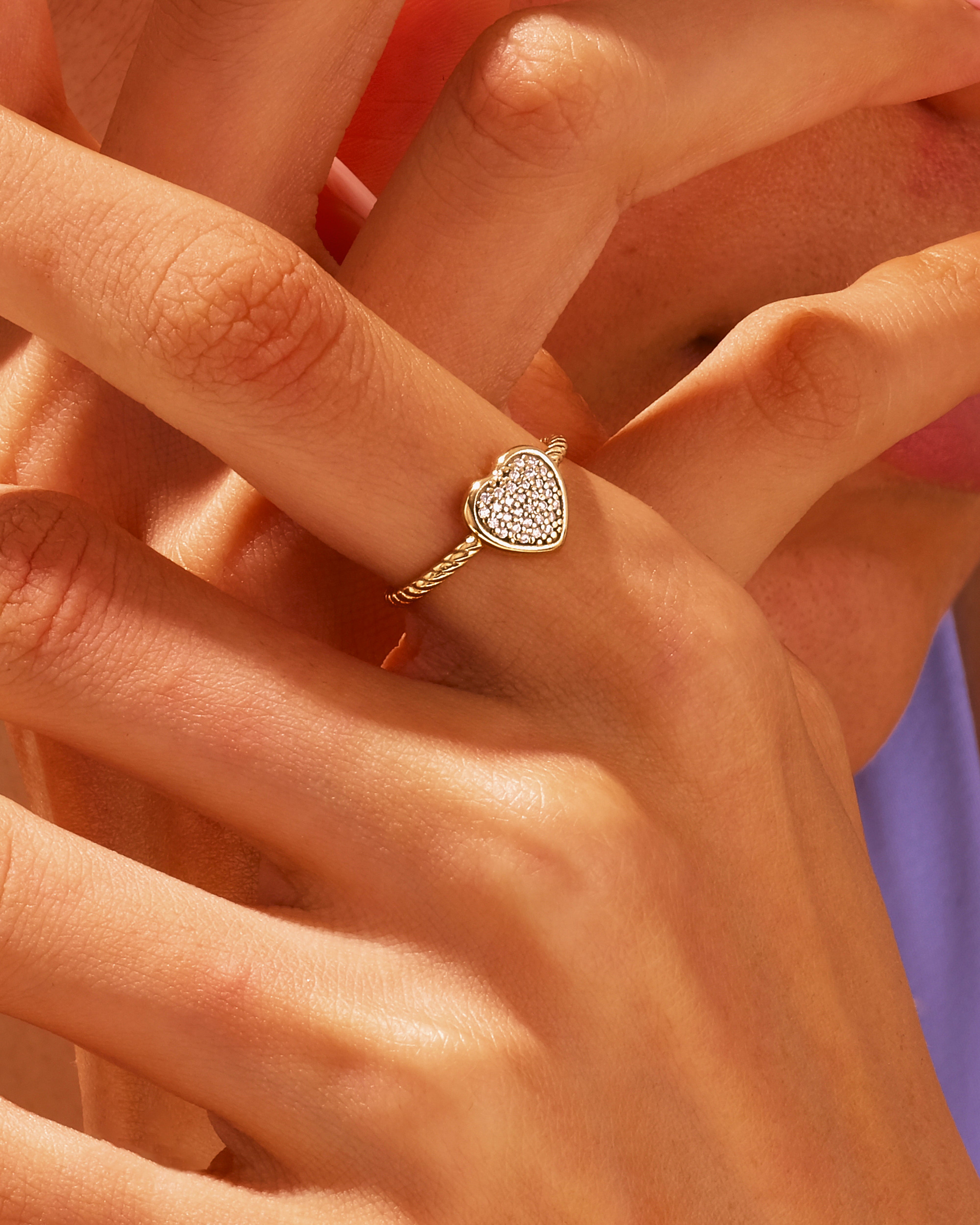 Twisted Heart Ring