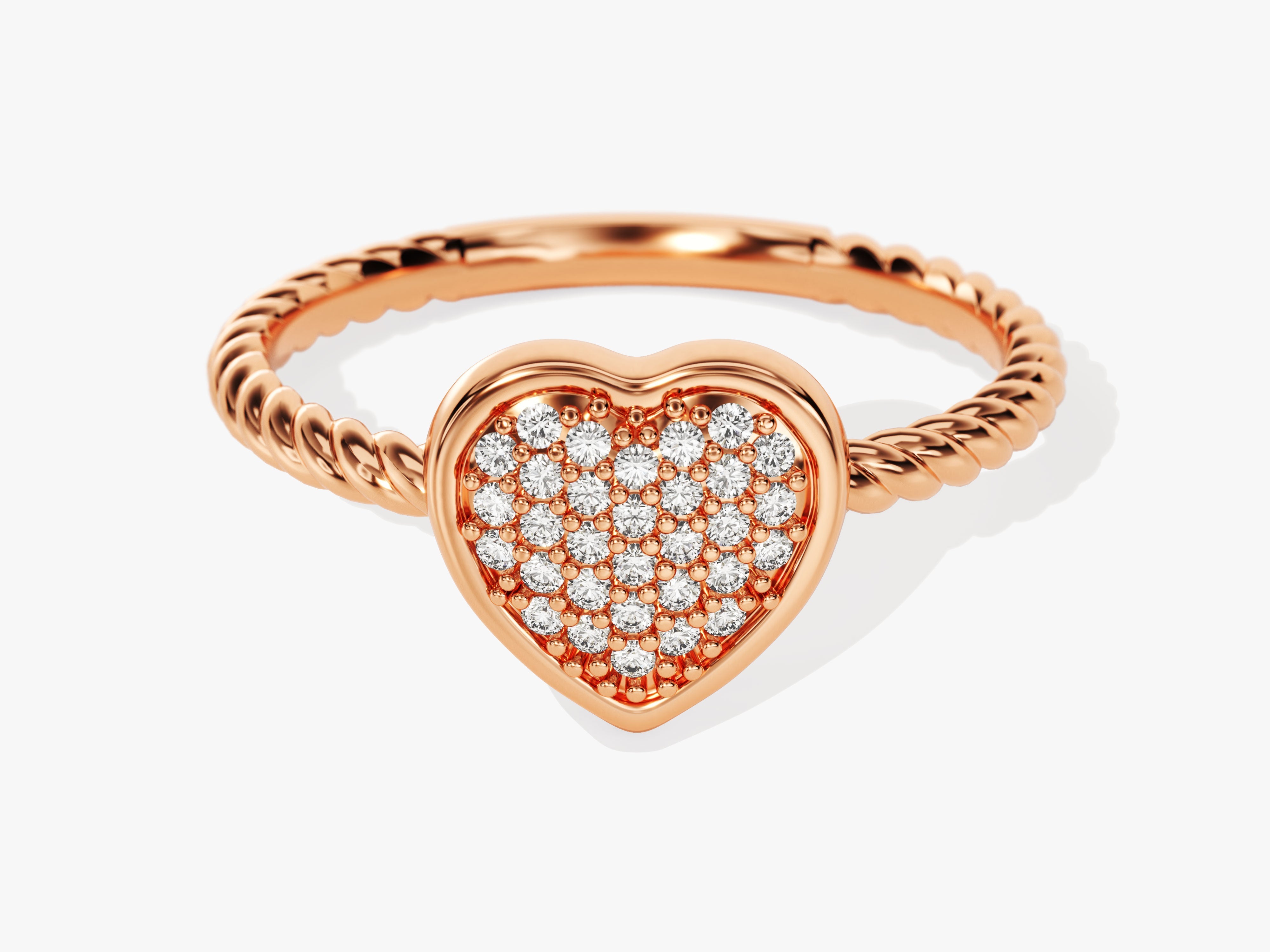 Twisted Heart Ring
