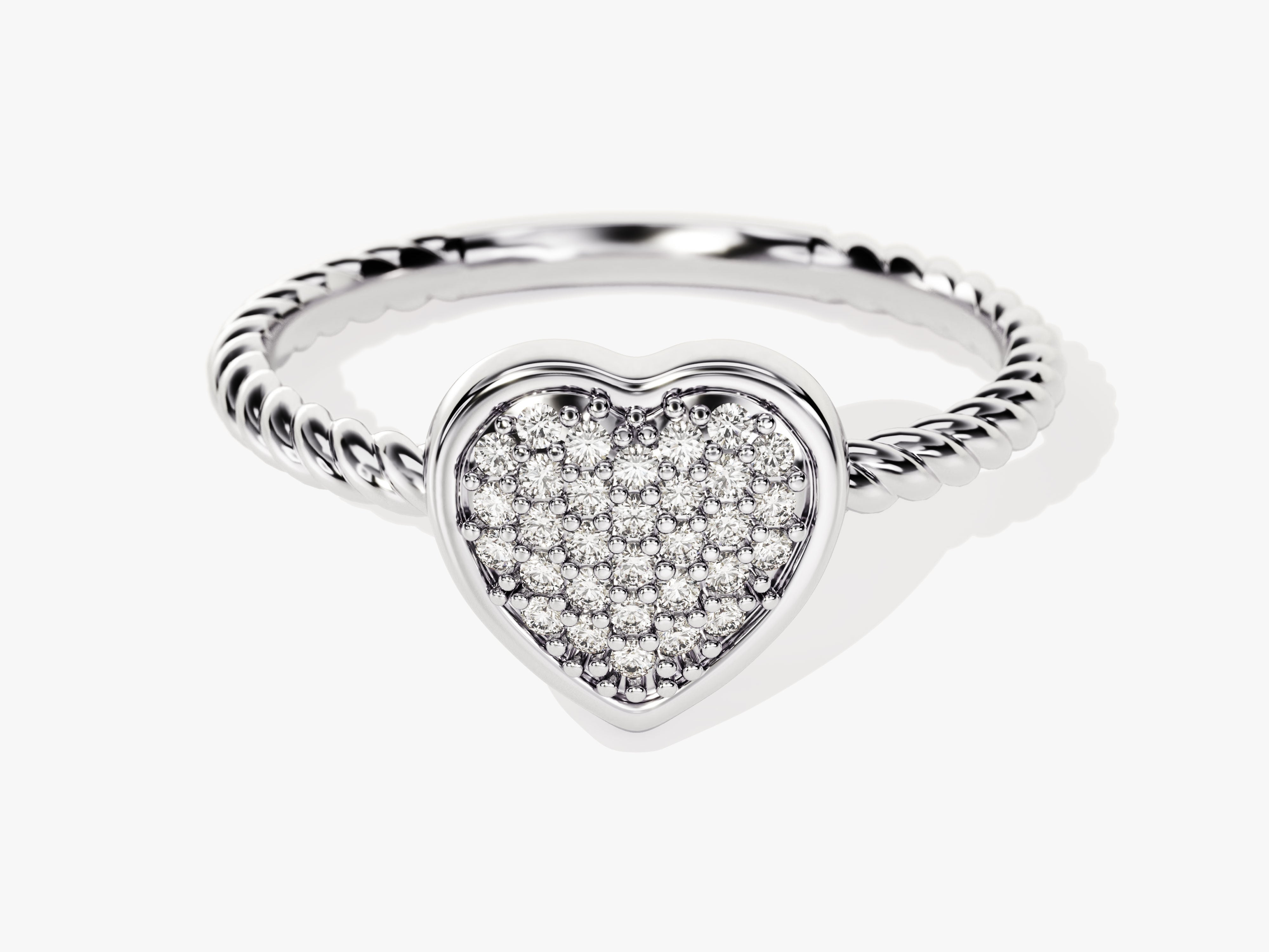 Twisted Heart Ring