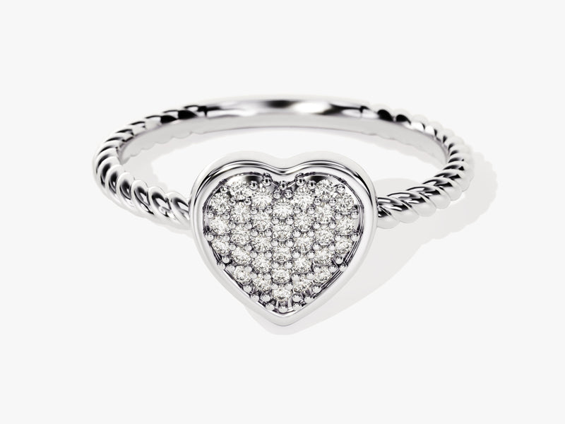 Twisted Heart Ring