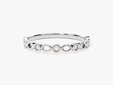 Half Eternity Bezel Ring