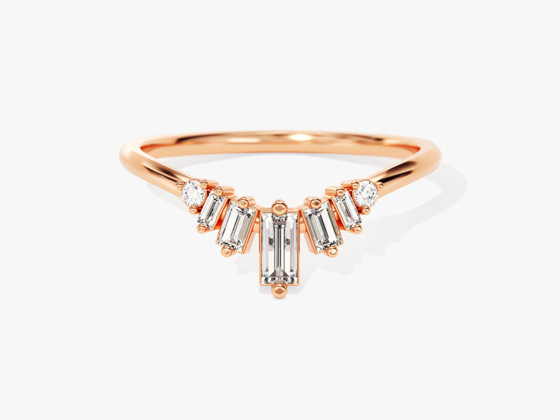 Curved Baguette Ring