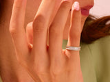 Half Eternity Baguette and Round Ring