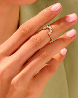 Marquise Crown Ring
