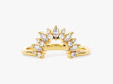 Marquise Crown Ring