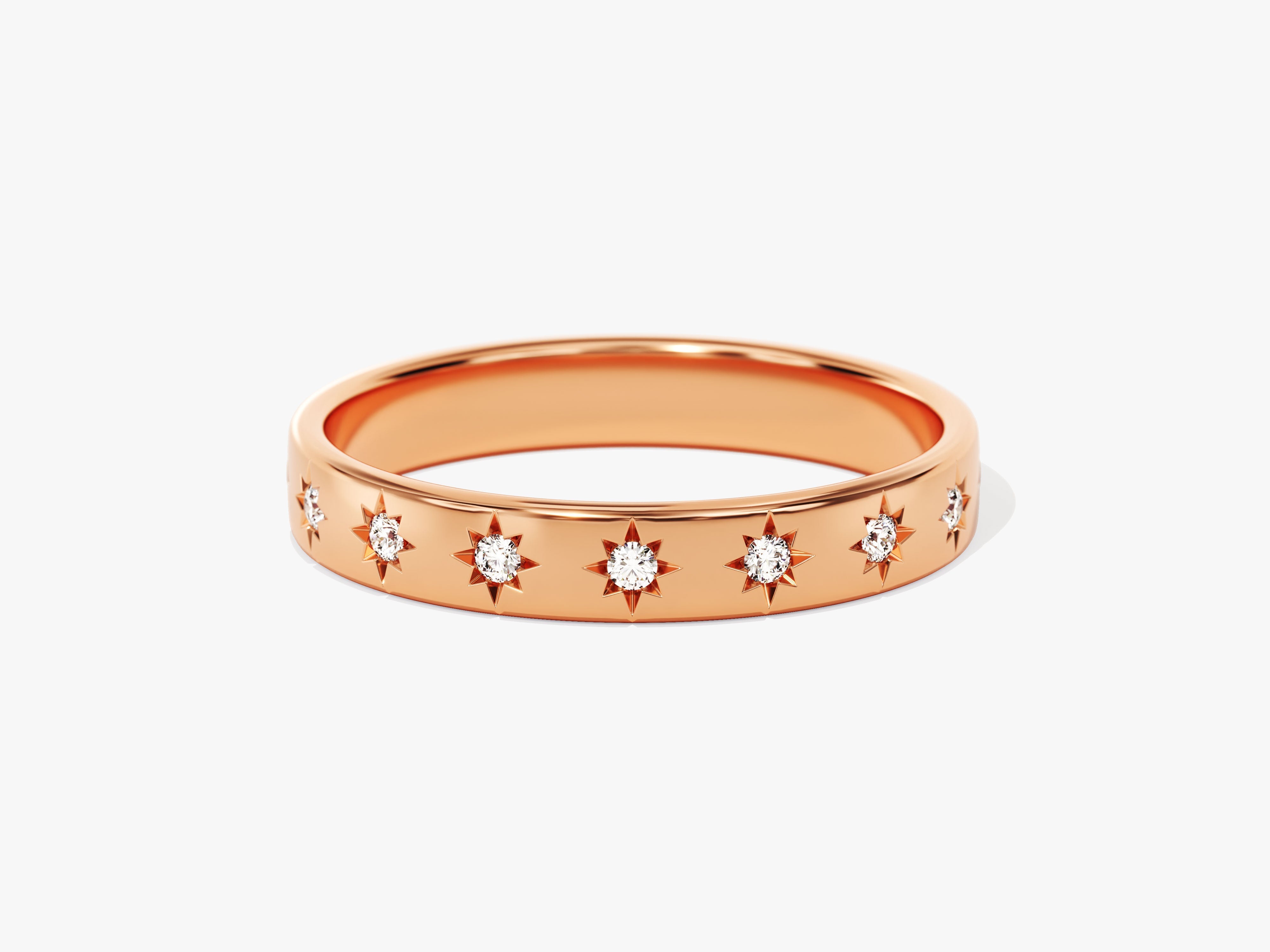 Star Half Eternity Ring