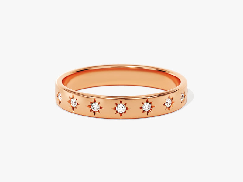 Star Half Eternity Ring
