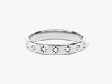 Star Half Eternity Ring