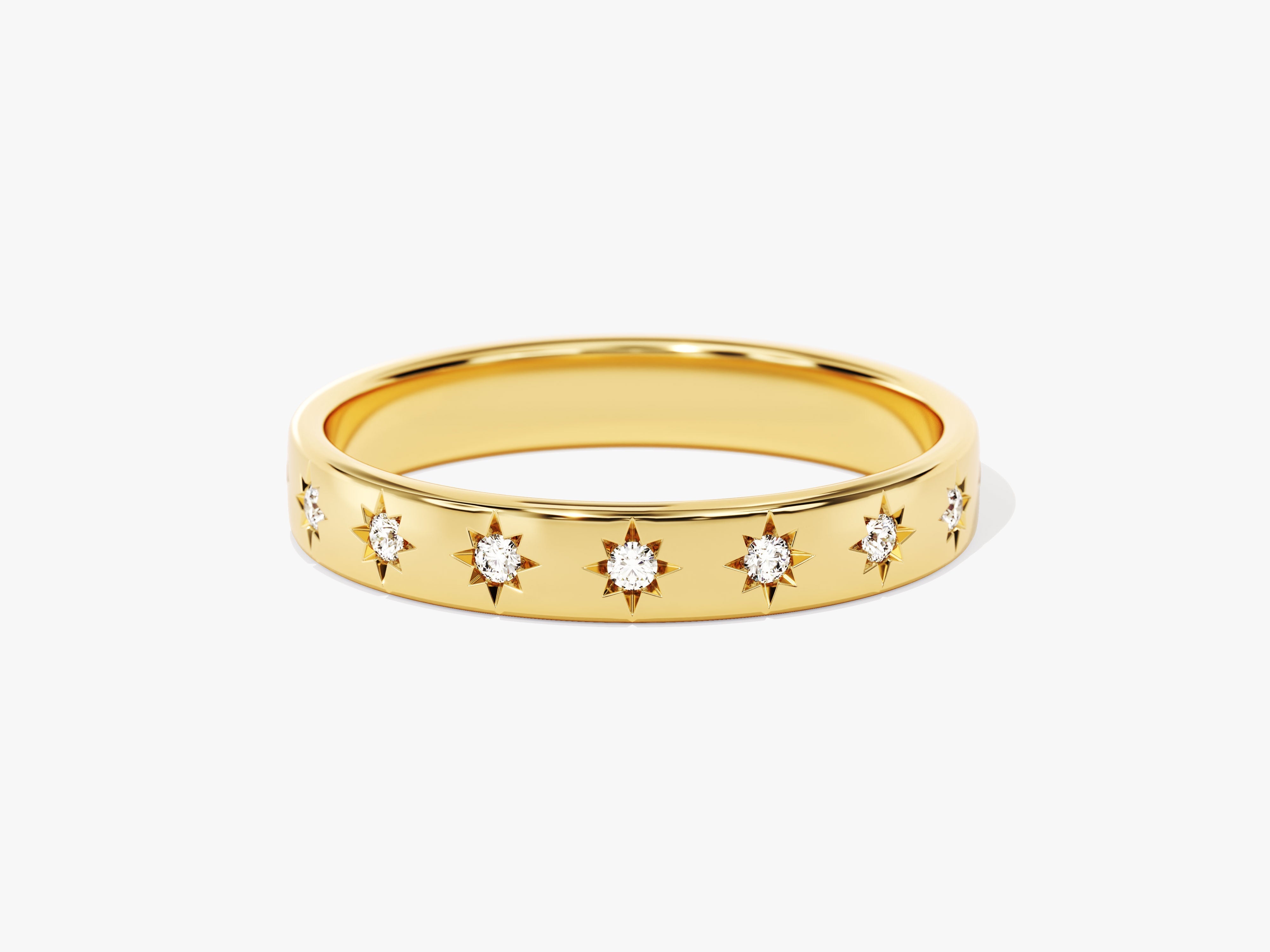 Star Half Eternity Ring