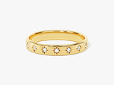 Star Half Eternity Ring