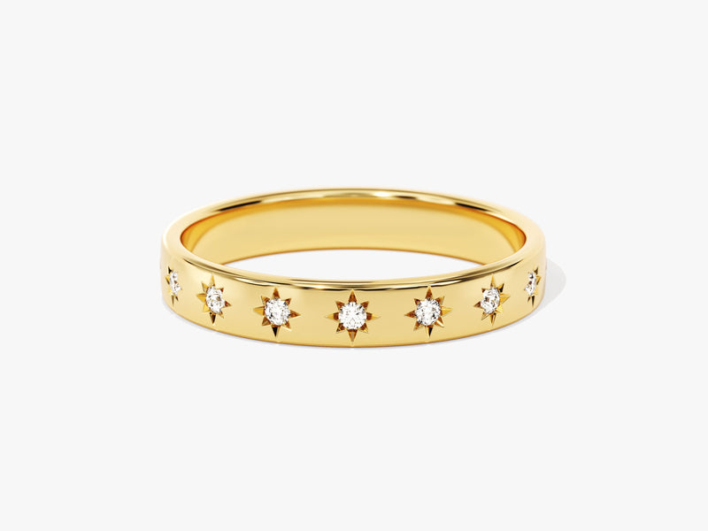 Star Half Eternity Ring