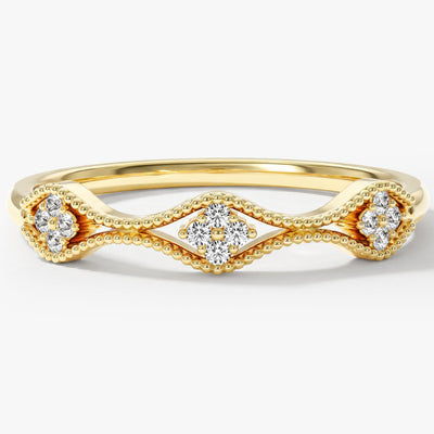 Trio Curved Ring