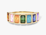 Rainbow Birthstone Ring