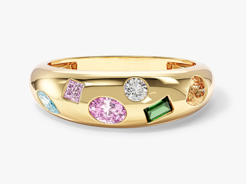 Vintage Multi Stone Promise Ring