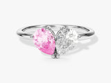 Pear and Pear Toi et Moi Birthstone Ring
