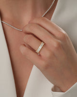Pillar Baguette Wedding Band (1.20 CT TW)