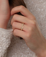 Milgrain Open Wedding Band (0.20 CT TW)