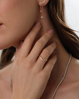 Flush Curved Wedding Band (0.10 CT TW)